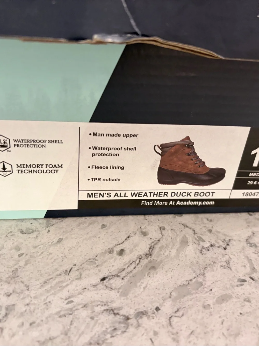 Men's Brown Waterproof Lace-Up Outdoor Boots